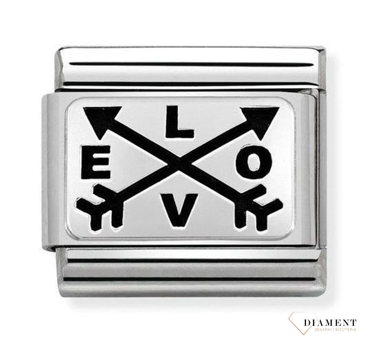 Nomination - Link 925 Silver 'Love With Arrow' 330109 41 biżuteria nomination nonimation zawieszki nomination baza.jpg